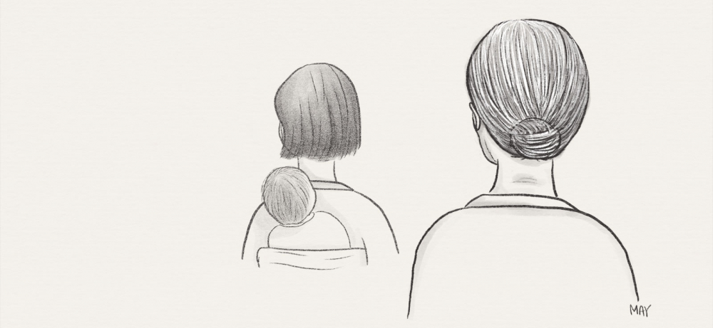 다미 씨 뒷모습 일러스트 ⓒ백정미