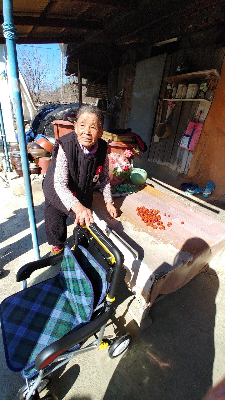 2019.2.1. 할머니와 유모차 ⓒ포항여성회