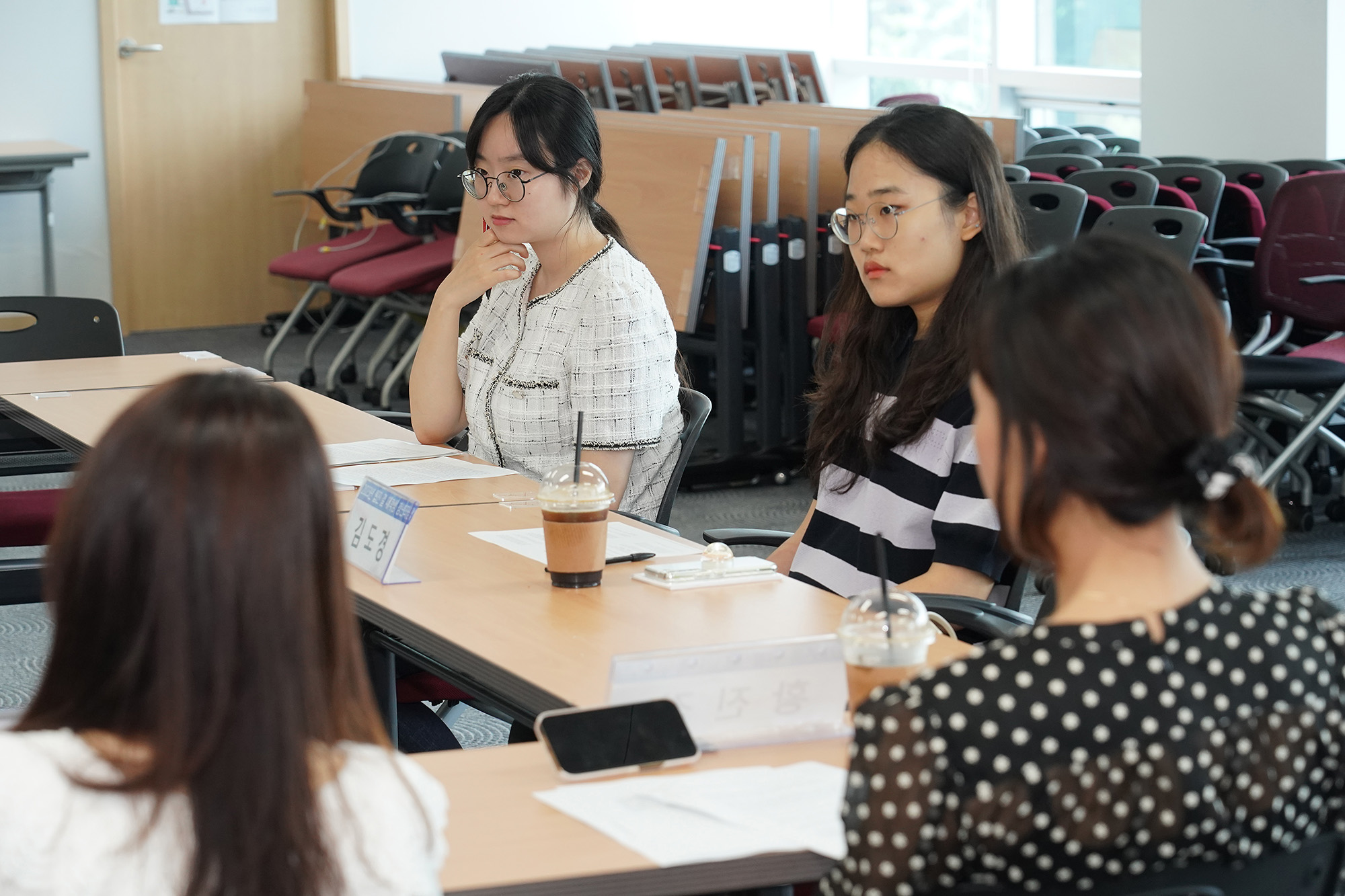 (왼쪽부터) 김민정, 김도경 ⓒ일본군‘위안부’문제연구소