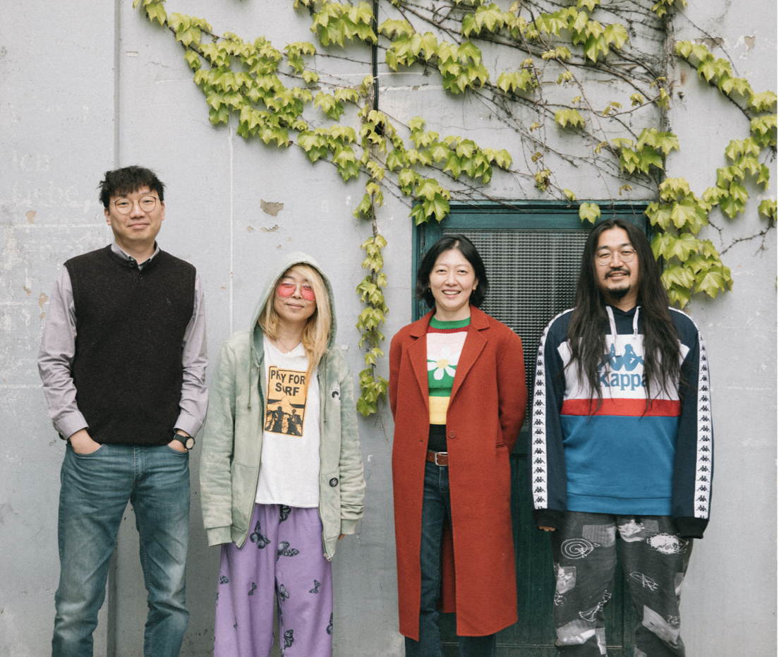 <이야기해주세요> 기획팀 (왼쪽부터 이윤혁, 황보령, 송은지, 서상혁)