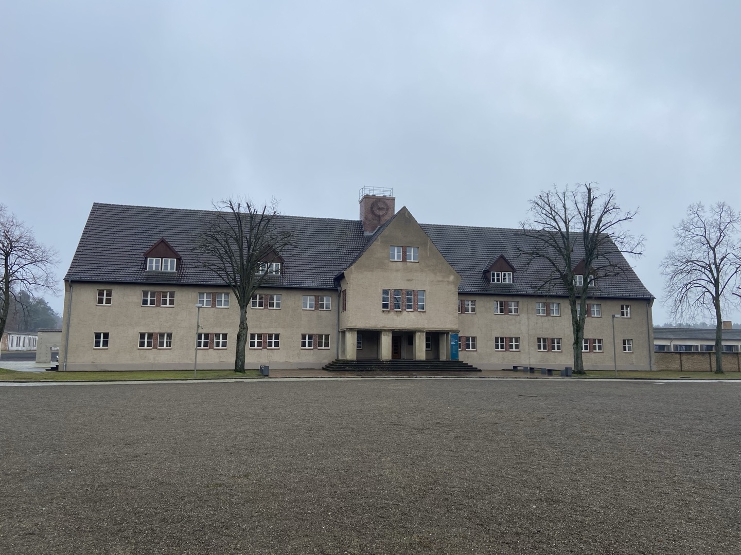 [Photo 11] The camp’s headquarters. It has been renovated into a space for the permanent exhibition 