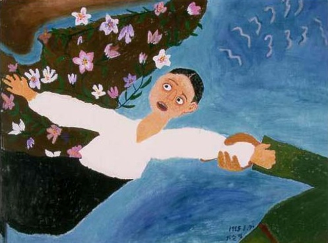 [Image 2] “The Day I Was Taken Away” painted by Kim Tŏk-chin. (Credit: Museum of Sexual Slavery by Japanese Military)