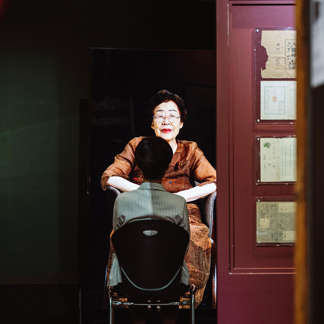 영원한 증언 AI 전시 사진ⓒ한국여성인권진흥원 일본군&lsquo;위안부&rsquo;문제연구소