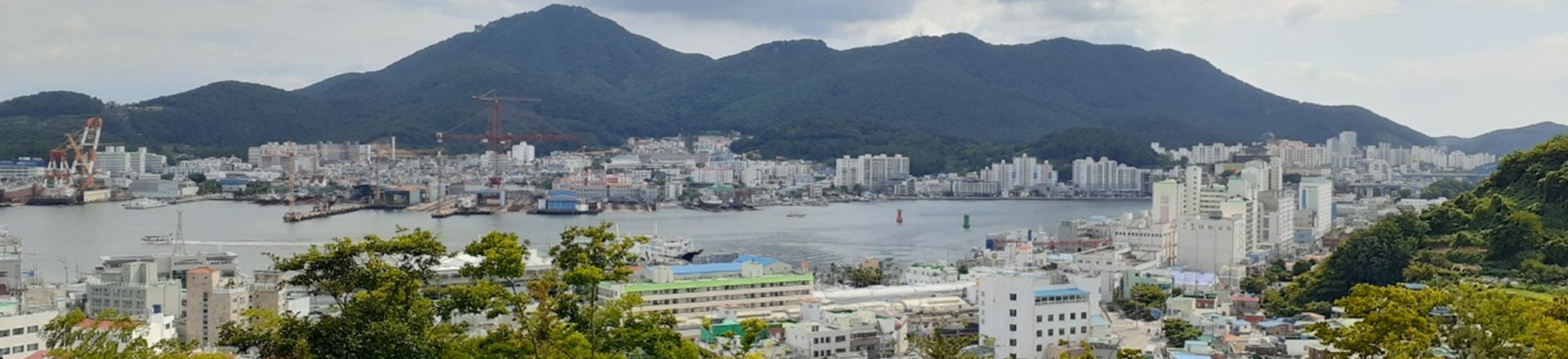서피랑에서 바라본 통영