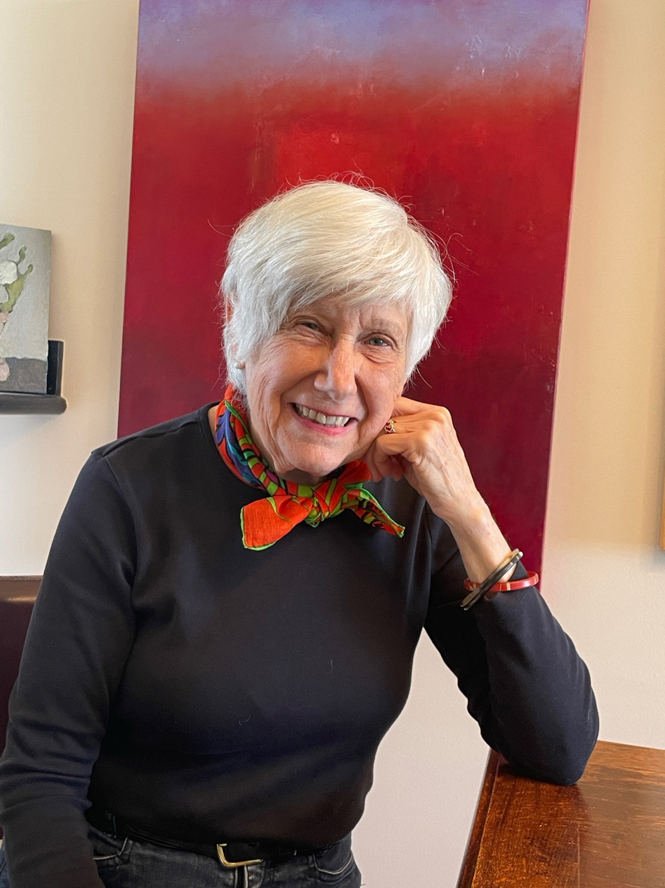 [Image 1] Rose Camastro-Pritchett at the interview with Kyeol. (Photo by David Pritchett, 2025).