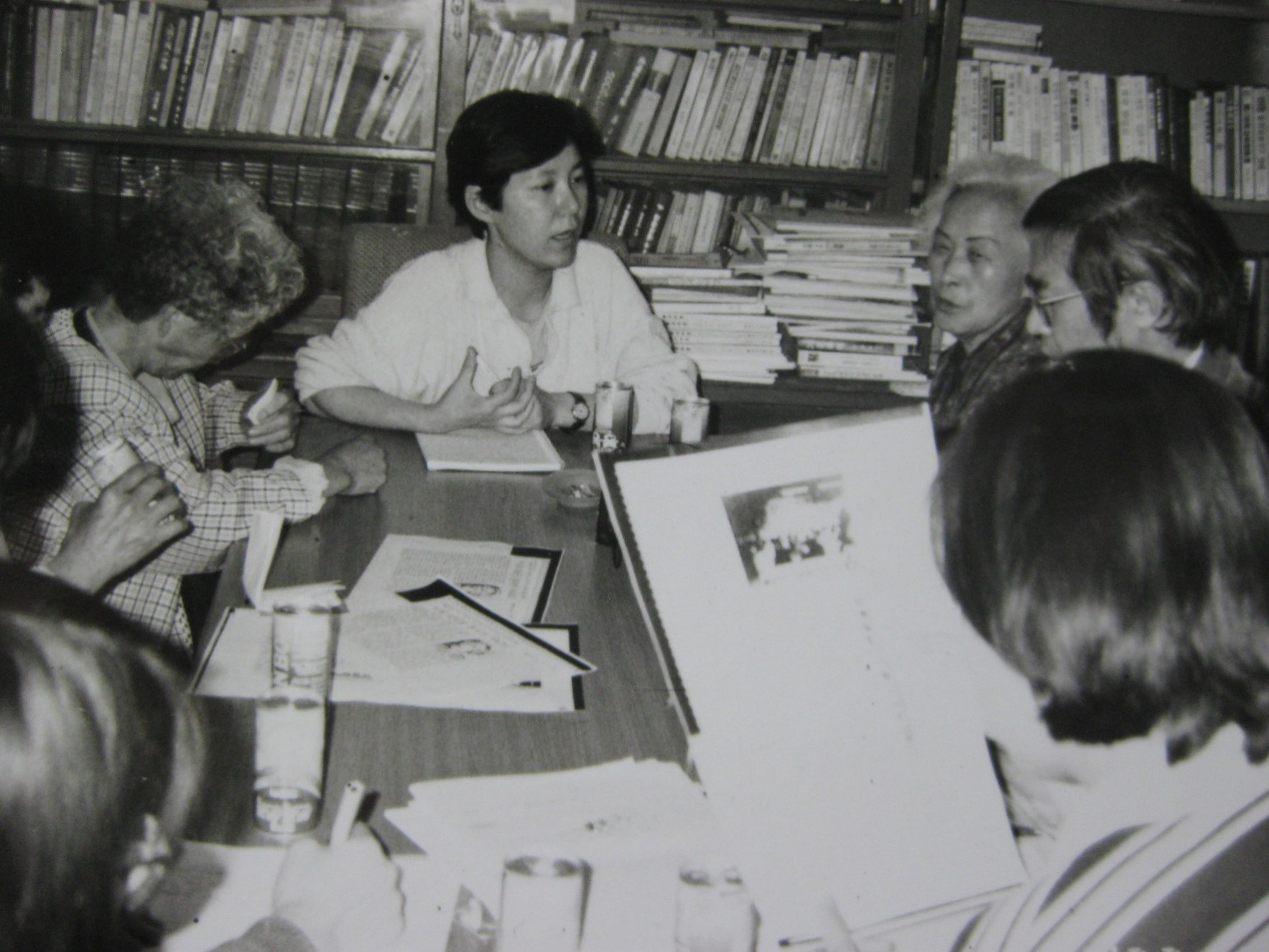 1992년 봄 즈음 일본 기자가 취재를 하러 왔다. ⓒ야마시타 영애