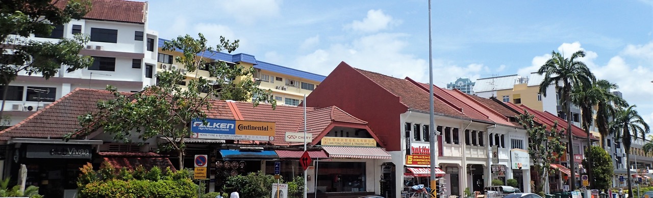 Dr Cheong Pak Yean’s family’s row of shophouses at Jalan Jurong Kechil that were a comfort station and are conserved.