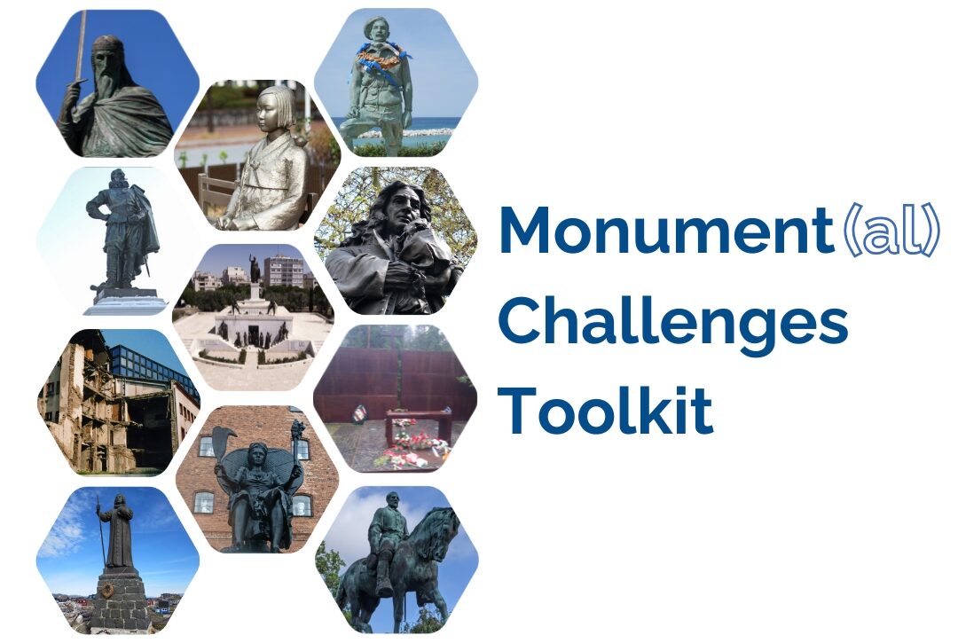 [Photo 5] Cover image of the Monumental Challenges Toolkit. The toolkit includes lesson plans on various topics, including the “Comfort Women” cases. It is available on the Contested Histories Initiative website.