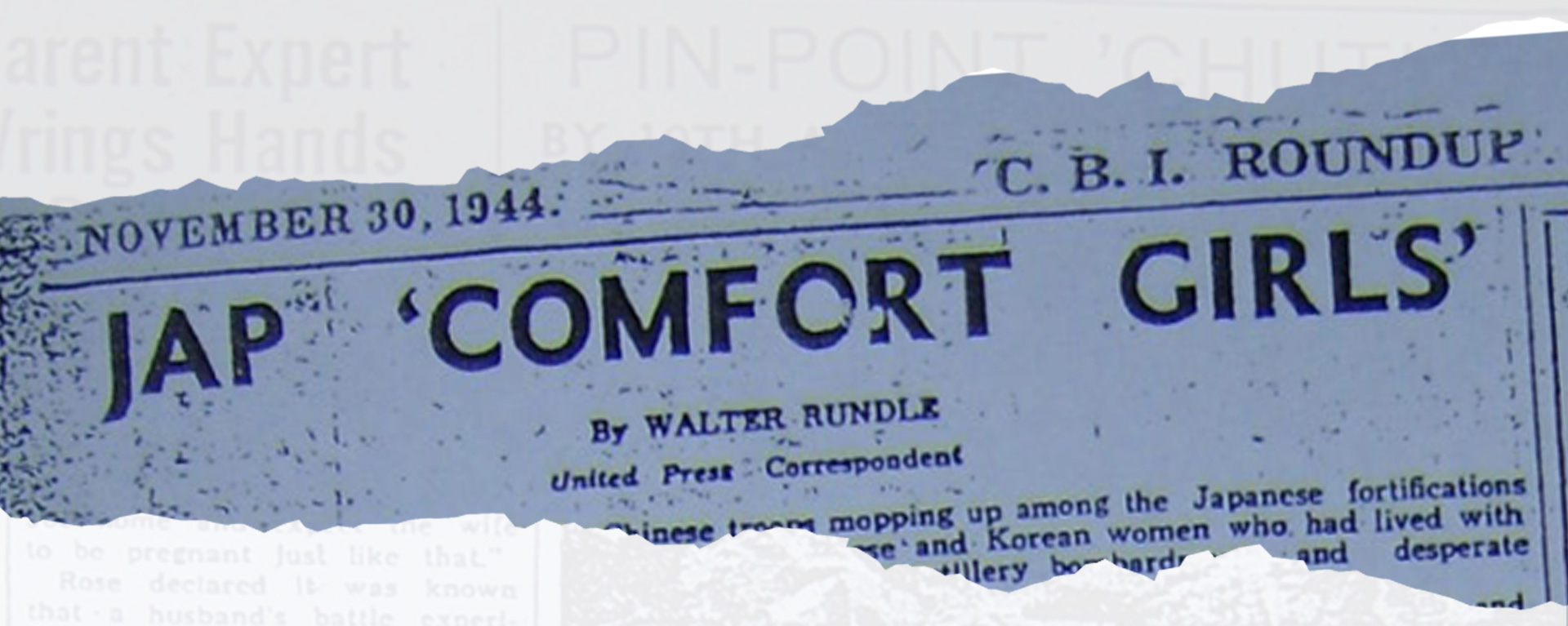 “Comfort Girls”: The Forgotten Tragedy of Child Exploitation